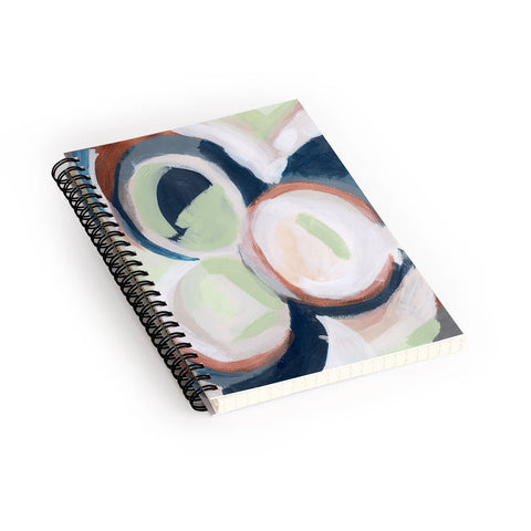 Laura Fedorowicz Embrace Abstract Spiral Notebook