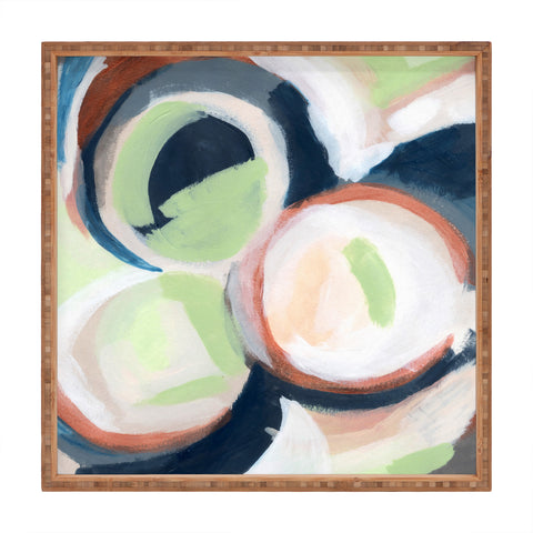 Laura Fedorowicz Embrace Abstract Square Tray
