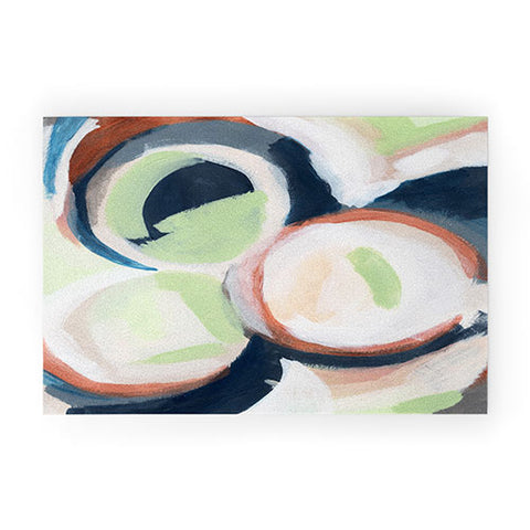 Laura Fedorowicz Embrace Abstract Welcome Mat