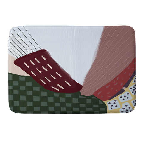 Laura Fedorowicz Expectations Girl Memory Foam Bath Mat