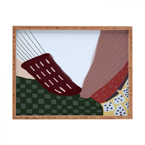 Laura Fedorowicz Expectations Girl Rectangular Tray