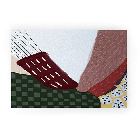 Laura Fedorowicz Expectations Girl Welcome Mat