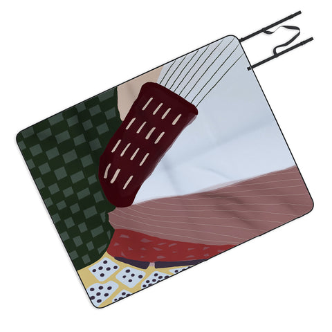 Laura Fedorowicz Expectations Girl Picnic Blanket