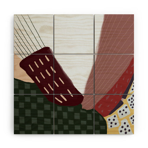 Laura Fedorowicz Expectations Girl Wood Wall Mural