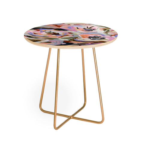 Laura Fedorowicz Expressive Floral Round Side Table