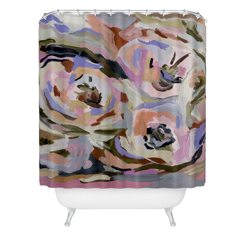 Laura Fedorowicz Expressive Floral Shower Curtain