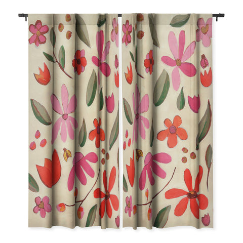 Laura Fedorowicz Fall Floral Painted Blackout Non Repeat