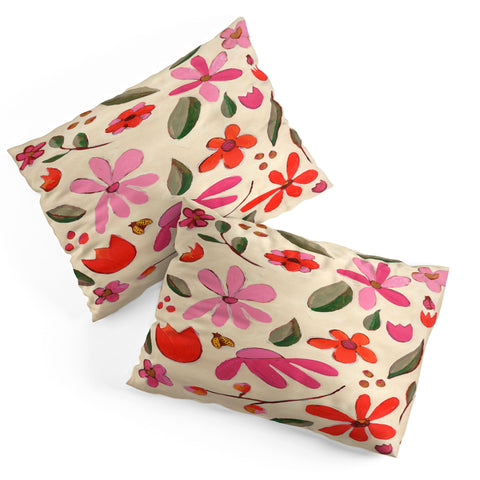 Laura Fedorowicz Fall Floral Painted Pillow Shams
