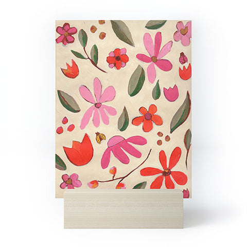 Laura Fedorowicz Fall Floral Painted Mini Art Print
