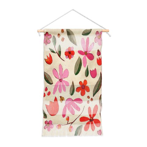 Laura Fedorowicz Fall Floral Painted Wall Hanging Portrait