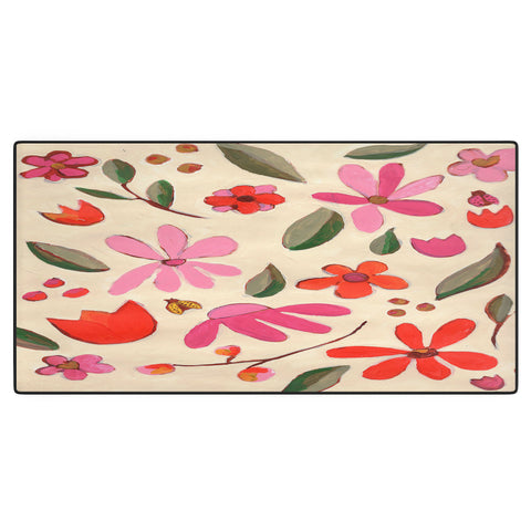 Laura Fedorowicz Fall Floral Painted Desk Mat