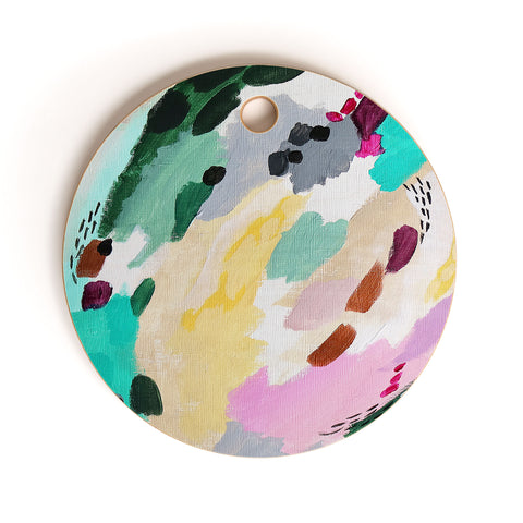 Laura Fedorowicz Fall Winds Cutting Board Round