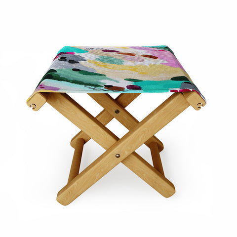 Laura Fedorowicz Fall Winds Folding Stool