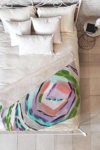 Laura Fedorowicz Farmhouse Blend Two Fleece Throw Blanket