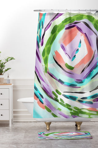 Laura Fedorowicz Farmhouse Blend Two Shower Curtain And Mat