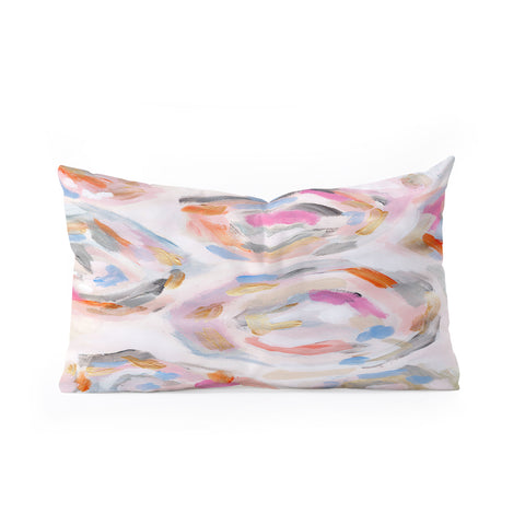 Laura Fedorowicz Festival Bloom Oblong Throw Pillow