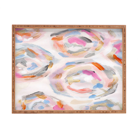 Laura Fedorowicz Festival Bloom Rectangular Tray