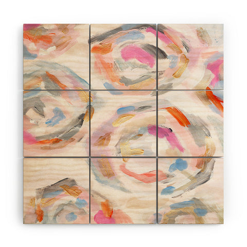 Laura Fedorowicz Festival Bloom Wood Wall Mural