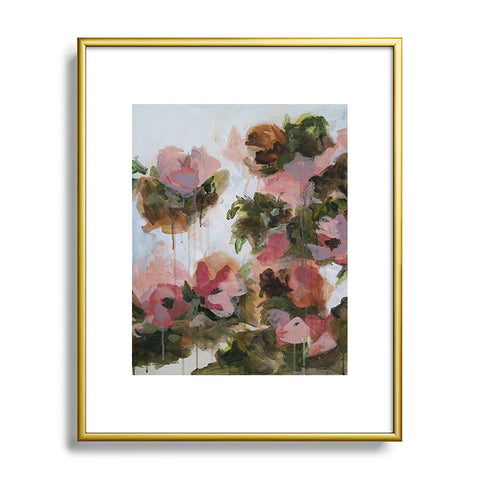 Laura Fedorowicz Floral Muse Metal Framed Art Print