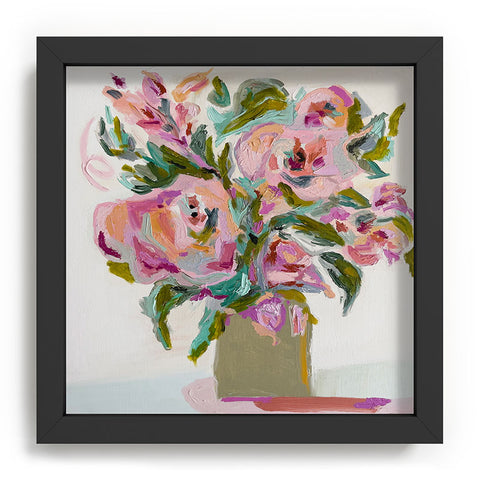 Laura Fedorowicz Floral Study Recessed Framing Square