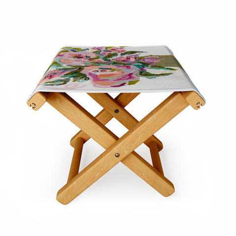 Laura Fedorowicz Floral Study Folding Stool