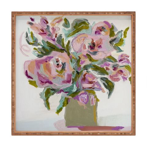 Laura Fedorowicz Floral Study Square Tray