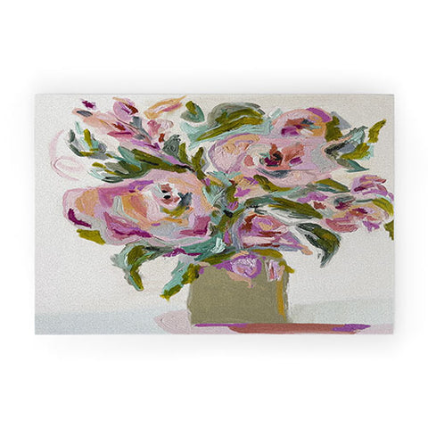 Laura Fedorowicz Floral Study Welcome Mat