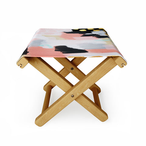 Laura Fedorowicz Footprints Folding Stool