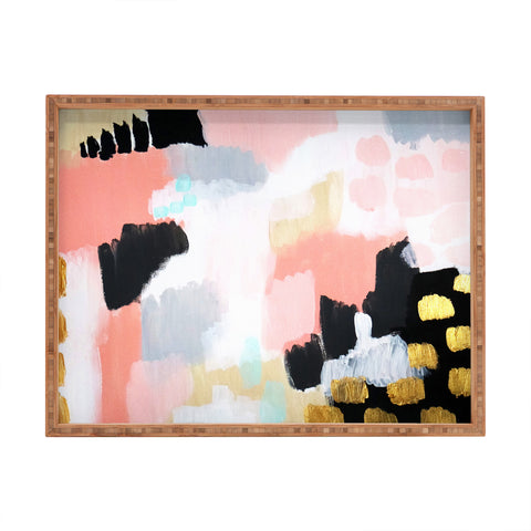 Laura Fedorowicz Footprints Rectangular Tray