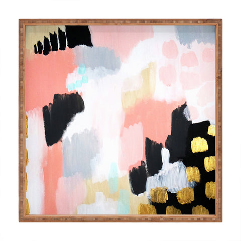 Laura Fedorowicz Footprints Square Tray