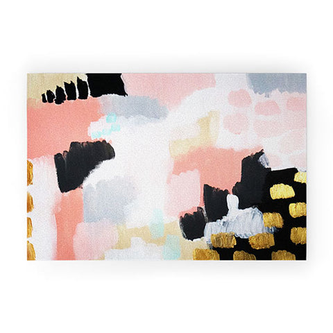 Laura Fedorowicz Footprints Welcome Mat