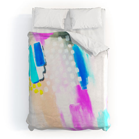 Laura Fedorowicz Free Abstract Duvet Cover