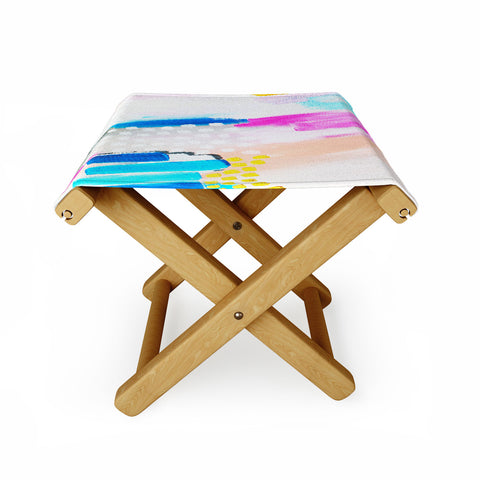 Laura Fedorowicz Free Abstract Folding Stool