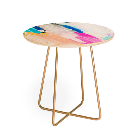 Laura Fedorowicz Free Abstract Round Side Table
