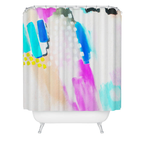 Laura Fedorowicz Free Abstract Shower Curtain