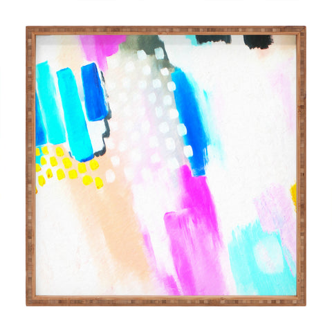 Laura Fedorowicz Free Abstract Square Tray