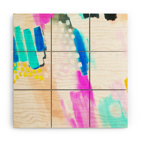 Laura Fedorowicz Free Abstract Wood Wall Mural