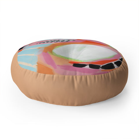 Laura Fedorowicz Fruit Mix Up Floor Pillow Round