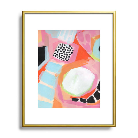 Laura Fedorowicz Fruit Mix Up Metal Framed Art Print