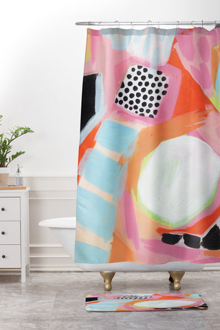 Laura Fedorowicz Fruit Mix Up Shower Curtain And Mat