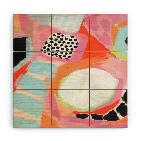 Laura Fedorowicz Fruit Mix Up Wood Wall Mural