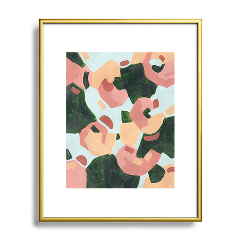 Laura Fedorowicz Geo Party Metal Framed Art Print