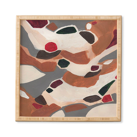 Laura Fedorowicz Gingerbread Geometric Framed Wall Art