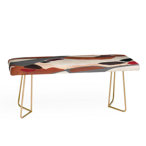 Laura Fedorowicz Gingerbread Geometric Bench