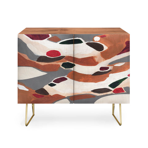 Laura Fedorowicz Gingerbread Geometric Credenza