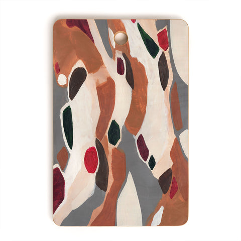 Laura Fedorowicz Gingerbread Geometric Cutting Board Rectangle