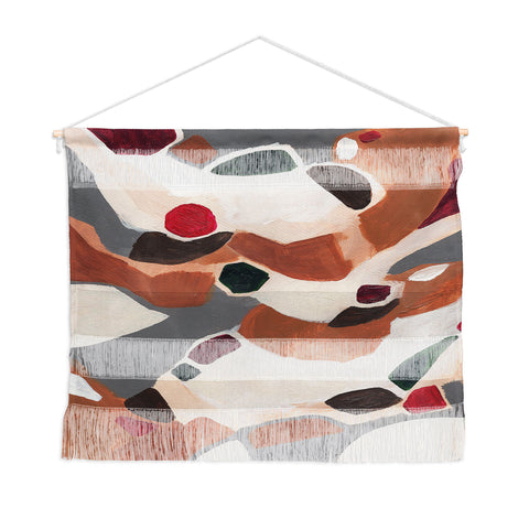 Laura Fedorowicz Gingerbread Geometric Wall Hanging Landscape