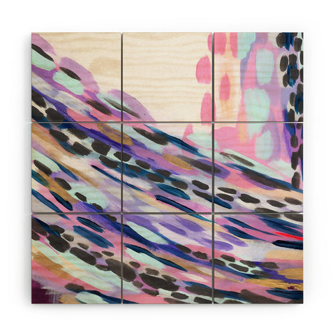 Laura Fedorowicz Glimmer Wood Wall Mural