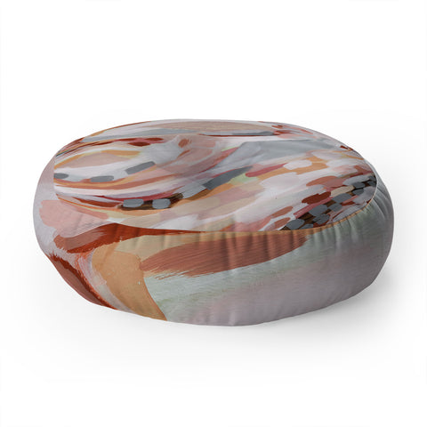 Laura Fedorowicz Gold Baby Gold Floor Pillow Round