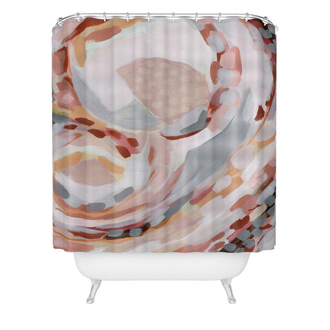 Laura Fedorowicz Gold Baby Gold Shower Curtain